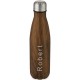 Cove 500 ml vacuüm geïsoleerde roestvrijstalen fles met houtprint