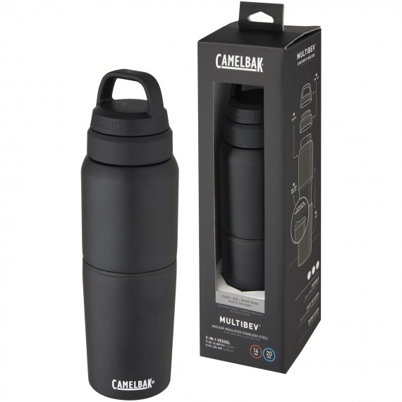 CamelBak® MultiBev vacuümgeïsoleerde roestvrijstalen fles van 500 ml en mok van 350 ml