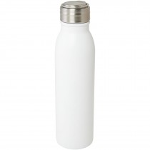 Harper 700 ml waterfles van RCS-gecertificeerd gerecycled roestvrij staal met metalen lus