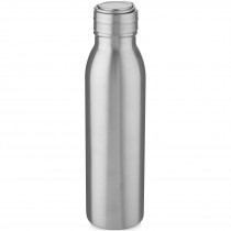 Harper 700 ml waterfles van RCS-gecertificeerd gerecycled roestvrij staal met metalen lus