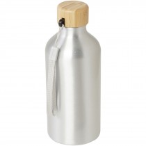 Malpeza 500 ml waterfles van RCS-gecertificeerd gerecycled aluminium