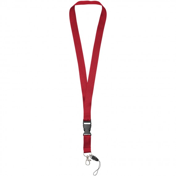 Sagan lanyard met afneembare gesp en telefoonhouder