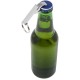 Tao fles- en blikopener van RCS gerecycled aluminium met sleutelhanger