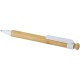 Rattan balpen van bamboe en gerecycled plastic (zwarte inkt)