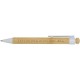 Rattan balpen van bamboe en gerecycled plastic (zwarte inkt)