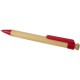 Rattan balpen van bamboe en gerecycled plastic (zwarte inkt)