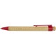 Rattan balpen van bamboe en gerecycled plastic (zwarte inkt)