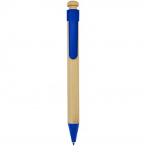 Rattan balpen van bamboe en gerecycled plastic (zwarte inkt)