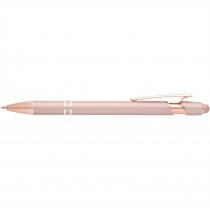 Nanna balpen met roségouden afwerking (zwarte inkt)