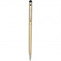 Ore aluminium balpen met stylus (blauwe inkt)