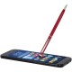Ore aluminium balpen met stylus (blauwe inkt)