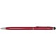 Ore aluminium balpen met stylus (blauwe inkt)