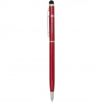 Ore aluminium balpen met stylus (blauwe inkt)