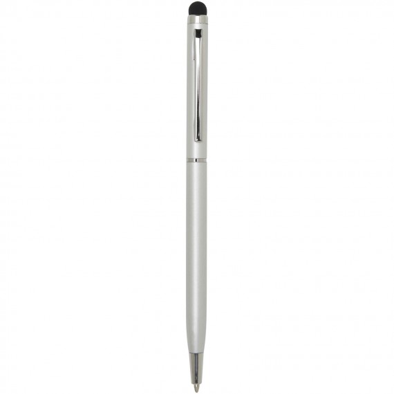 Ore aluminium balpen met stylus (blauwe inkt)