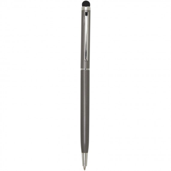 Ore aluminium balpen met stylus (blauwe inkt)