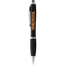 Nash stylus balpen met gekleurde houder en zwarte grip (zwarte inkt)