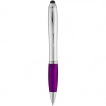 Nash stylus balpen met gekleurde grip