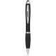 Nash stylus balpen gekleurd met zwarte grip (blauwe inkt)