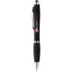 Nash stylus balpen gekleurd met zwarte grip (blauwe inkt)
