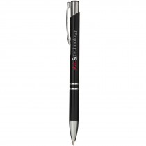 Moneta aluminium balpen (blauwe inkt)