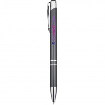 Moneta aluminium balpen (blauwe inkt)