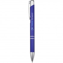 Moneta aluminium balpen (blauwe inkt)
