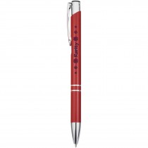 Moneta aluminium balpen (blauwe inkt)