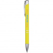 Moneta aluminium balpen (blauwe inkt)