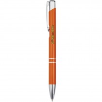 Moneta aluminium balpen (blauwe inkt)