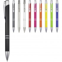 Moneta aluminium balpen (blauwe inkt)