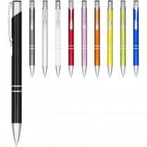 Moneta geanodiseerde aluminium balpen (blauwe inkt)
