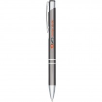 Moneta geanodiseerde aluminium balpen (blauwe inkt)
