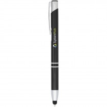 Moneta geanodiseerde aluminium stylus balpen (blauwe inkt)