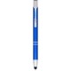 Moneta geanodiseerde aluminium stylus balpen (blauwe inkt)