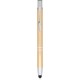 Moneta geanodiseerde aluminium stylus balpen