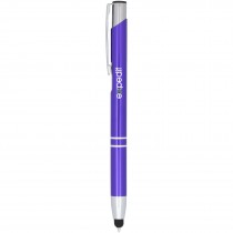 Moneta geanodiseerde aluminium stylus balpen