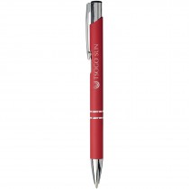 Moneta soft touch balpen met klikmechanisme