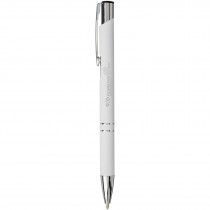 Moneta soft touch balpen met klikmechanisme (zwarte inkt)