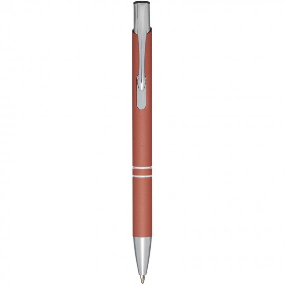 Moneta soft touch balpen met klikmechanisme (zwarte inkt)