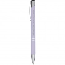 Moneta soft touch balpen met klikmechanisme (zwarte inkt)