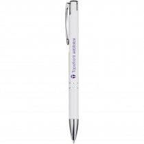 Moneta aluminium balpen (zwarte inkt)
