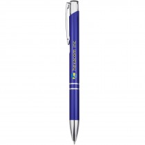Moneta aluminium balpen (zwarte inkt)