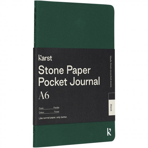 Karst® A6 softcover pocket journal van steenpapier - blanco