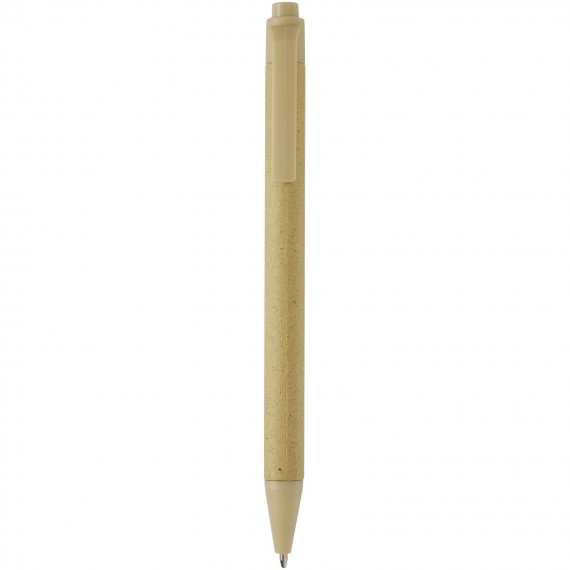 Fabianna balpen van crush papier (zwarte inkt)