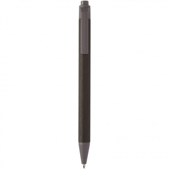 Fabianna balpen van crush papier (zwarte inkt)