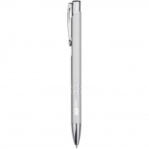 Moneta balpen van gerecycled aluminium (zwarte inkt)