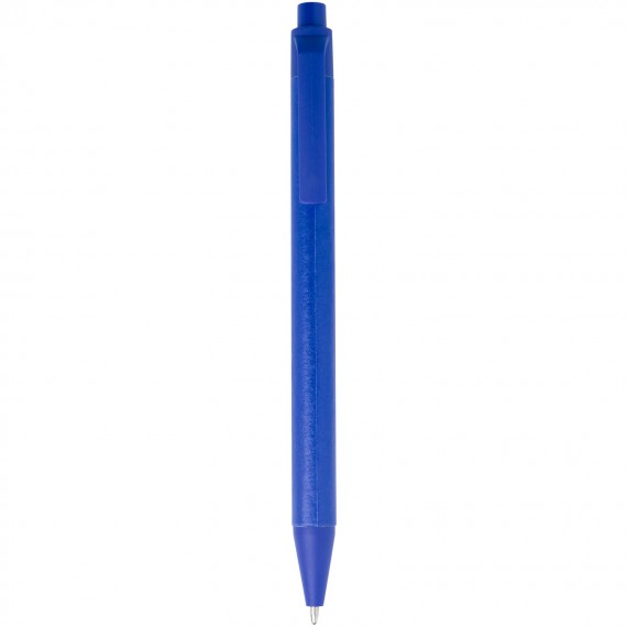 Chartik monochromatische balpen van gerecycled papier met matte afwerking (zwarte inkt)