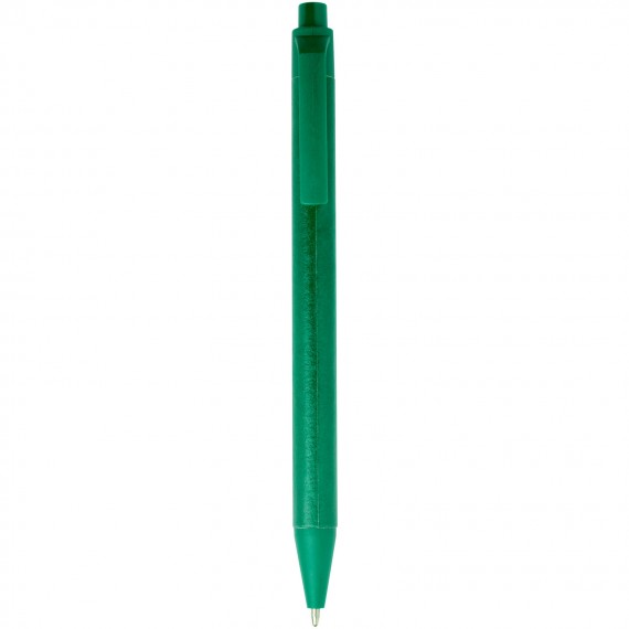 Chartik monochromatische balpen van gerecycled papier met matte afwerking (zwarte inkt)