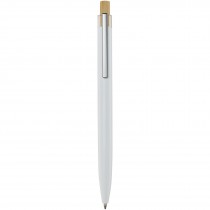Nooshin balpen van gerecycled aluminium (blauwe inkt)