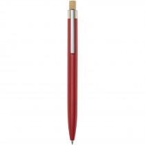 Nooshin balpen van gerecycled aluminium (blauwe inkt)